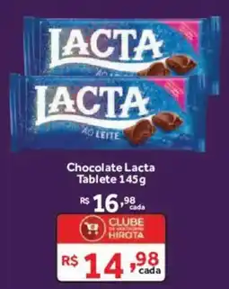 Hirota Food Supermercado Chocolate lacta ao leite oferta