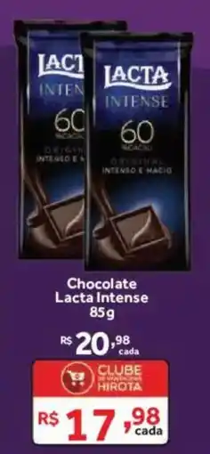 Hirota Food Supermercado Chocolate lacta intense oferta