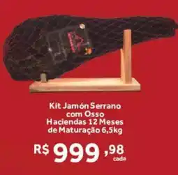Hirota Food Supermercado Kit Jamón Serrano com Osso oferta