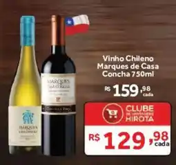 Hirota Food Supermercado Vinho Chileno Marques de Casa Concha oferta
