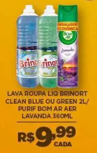 DB Supermercados Lava roupa liq brinort clean blue ou green oferta