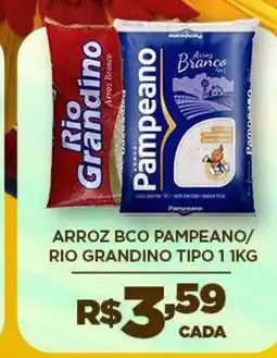 DB Supermercados Arroz bco pampeano/ rio grandino tipo 1 oferta