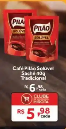 Hirota Food Supermercado Café Pilão Solúvel Tradicional oferta