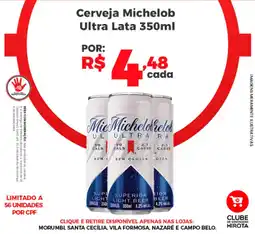 Hirota Food Supermercado Cerveja Michelob Ultra Lata oferta