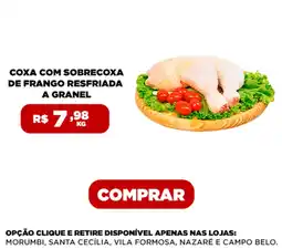 Hirota Food Supermercado Coxa com sobrecoxa de frango resfriada a granel oferta