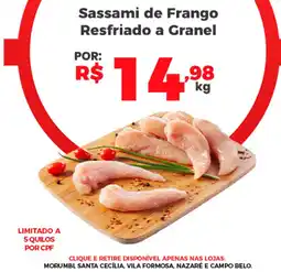 Hirota Food Supermercado Sassami de Frango Resfriado a Granel oferta