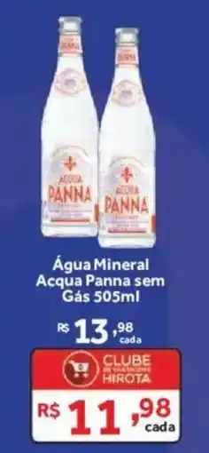 Hirota Food Supermercado Água Mineral Acqua Panna sem Gás oferta