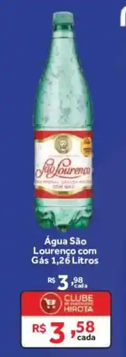 Hirota Food Supermercado Água São Lourenço com Gás oferta
