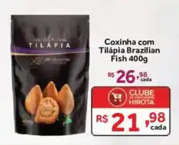 Hirota Food Supermercado Coxinha com Tilápia Brazilian Fish oferta