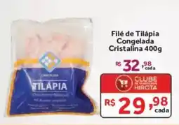 Hirota Food Supermercado Filé de tilápia congelada cristalina oferta