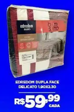 DB Supermercados Edredom dupla face delicato oferta