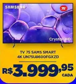 DB Supermercados tv 75 samsung smart oferta