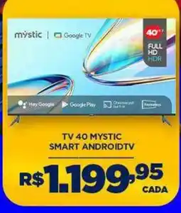 DB Supermercados tv 40 mystic smart androidtv oferta