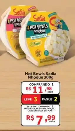 Hirota Food Supermercado Hot Bowls Sadia Nhoque oferta