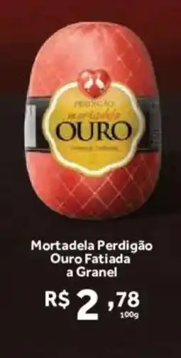 Hirota Food Supermercado Mortadela Perdigão Ouro Fatiada a Granel oferta