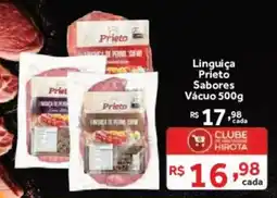 Hirota Food Supermercado Linguiça Prieto Sabores oferta