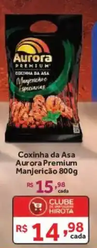 Hirota Food Supermercado Coxinha da Asa Aurora Premium Manjericao oferta