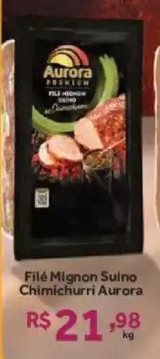 Hirota Food Supermercado Filé Mignon Suino Chimichurri Aurora oferta
