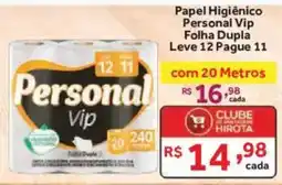 Hirota Food Supermercado Papel Higiênico Personal Vip Folha Dupla oferta