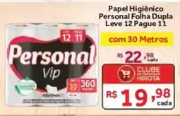 Hirota Food Supermercado Papel Higiênico Personal Folha Dupla oferta