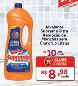 Hirota Food Supermercado Alvejante Suprema Ultra Remoção de Manchas sem Cloro oferta