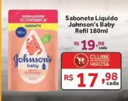 Hirota Food Supermercado Sabonete liquido johnson's baby oferta