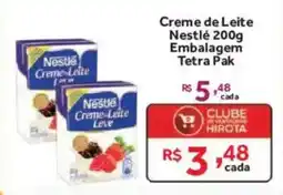 Hirota Food Supermercado Creme de Leite Nestlé oferta