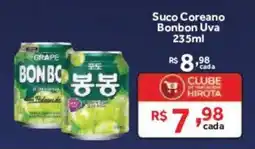 Hirota Food Supermercado Suco Coreano Bonbon Uva oferta