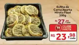 Hirota Food Supermercado Esfiha de Carne Aberta oferta