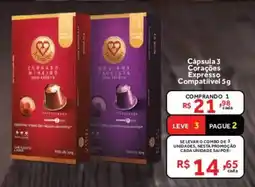 Hirota Food Supermercado Cápsula 3 Corações Expresso oferta