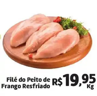 Filé do peito de frango resfriado