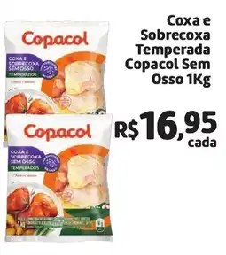 Abevê Supermercados Coxa e sobrecoxa temperada copacol sem osso oferta