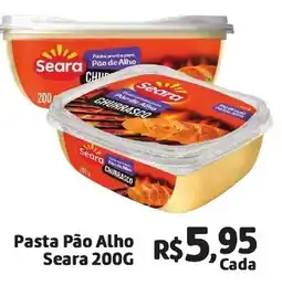 Abevê Supermercados Pasta Pão Alho Seara oferta