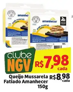 Abevê Supermercados Queijo Mussarela Fatiado Amanhecer oferta
