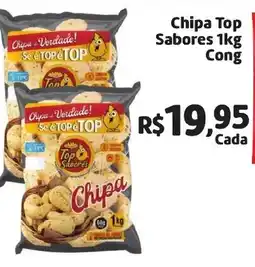 Abevê Supermercados Chips top sabores oferta