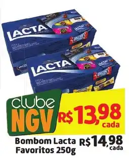 Abevê Supermercados Bombom lacta favoritos oferta