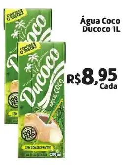 Abevê Supermercados Água Coco Ducoco oferta