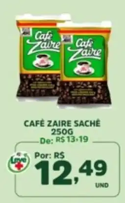 Araújo Supermercados Café zaire sachê oferta