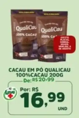 Araújo Supermercados Cacau em po qualicau 100%cacau oferta