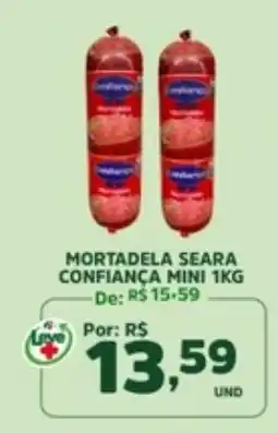 Araújo Supermercados mortadela seara confiança mini 1kg oferta
