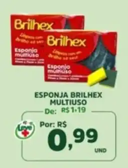 Araújo Supermercados esponja brilhex multiuso oferta