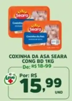 Araújo Supermercados Coxinha da asa seara oferta