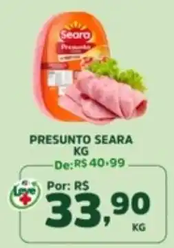 Araújo Supermercados Presunto seara oferta