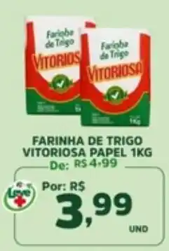 Araújo Supermercados Farinha de trigo vitoriosa papel oferta