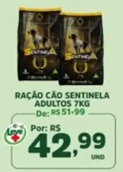 Araújo Supermercados Ração Cão Sentinel Adultos 7kg oferta