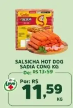 Araújo Supermercados Salsicha hot dog sadia congelada oferta
