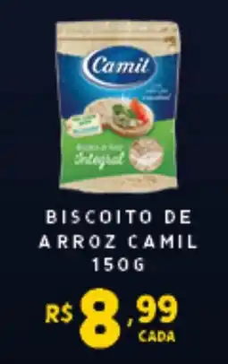 Bahamas Supermercados Biscoito de arroz camil integral oferta