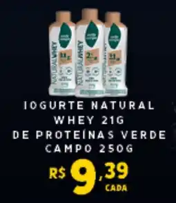 Bahamas Supermercados Iogurte natural whey 21g de proteínas verde campo oferta