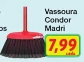 Chama Supermercados Vassoura Condor Madri oferta