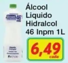 Chama Supermercados álcool líquido hidralcol 46 inpm oferta